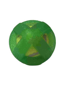 Jouet chien balle tennis 9 cm, extérieur TPR vert
