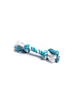 Corde noeud forme os, 20x1,5 cm, bleu