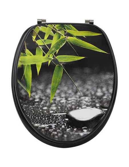 Abattant Wc Mdf 18 Pouces Attaches Acier Inoxydable - Punta Cana