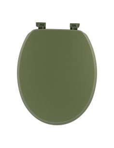Abattant Wc Mdf 18 Pouces Attaches Plastiques - Kaki Mat