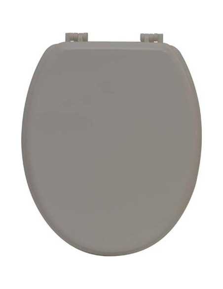 Abattant Wc Mdf 18 Pouces Attaches Plastiques - Taupe