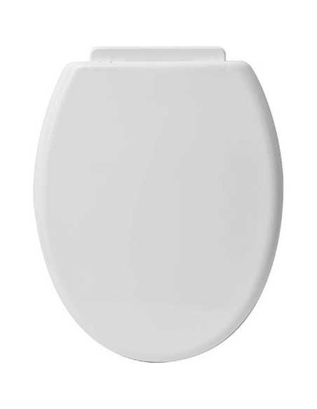 Abattant Wc Pp 18 Pouces Attaches Plastiques - Blanc