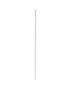 Barre De Douche Aluminium 110-200 Cm - Blanc