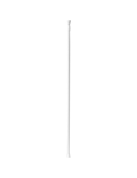 Barre De Douche Aluminium 110-200 Cm - Blanc