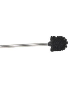 Brosse Wc Noir Manche Acier Inoxydable
