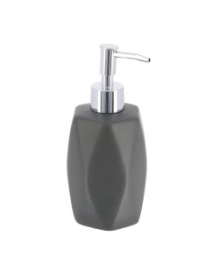 Distributeur A Savon Gres Forme Losange 330 Ml - Gris Fonce