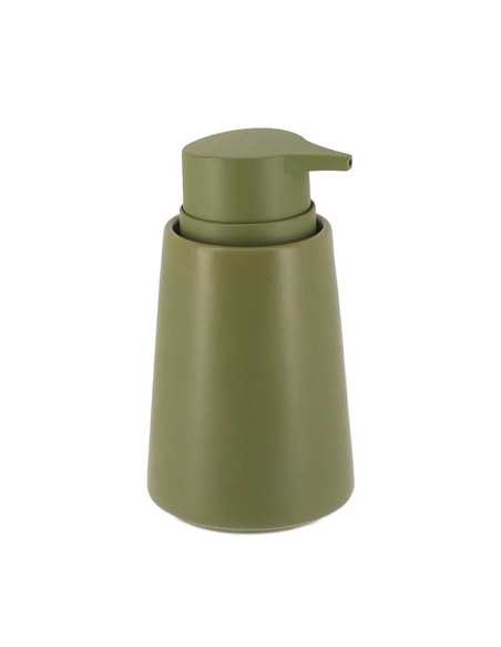 Distributeur A Savon Gres Uni 420 Ml - Vert Kaki