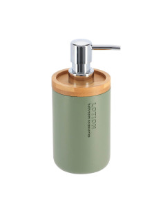 Distributeur A Savon Polyresine 280 Ml - Kaki/Bambou