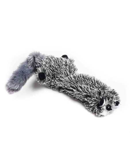Peluche putois 32×8 cm “Pouet-Pouet” gris – jouet sonore pour chien