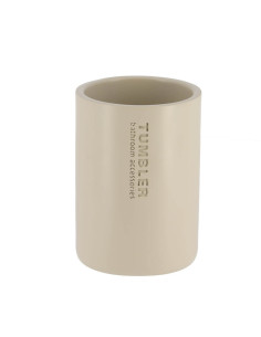 Gobelet Polyresine - Beige