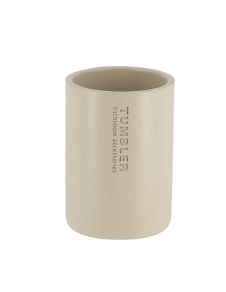 Gobelet Polyresine - Beige