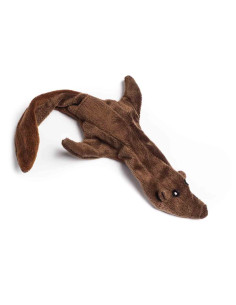 Peluche castor pouet-pouet 35x8 cm, marron