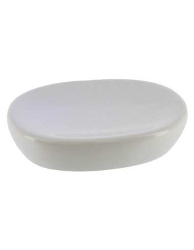 Porte Savon Dolomite Oval - Blanc