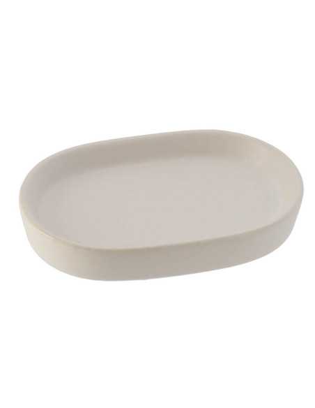 Porte Savon Gres Uni - Blanc