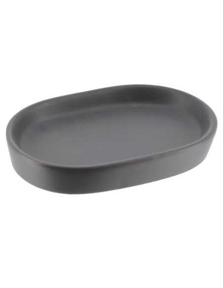 Porte Savon Gres Uni - Gris