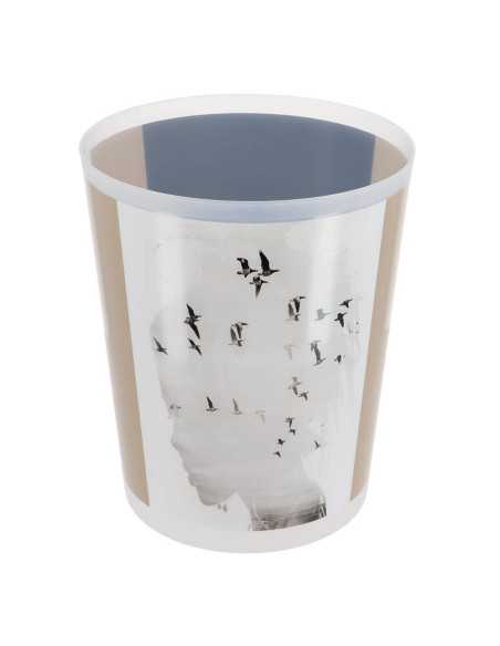 Poubelle Pp Imprimee 5L - Divine