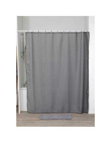 Rideau De Douche Polyester 180X200 Cm Motifs Diamants - Gris