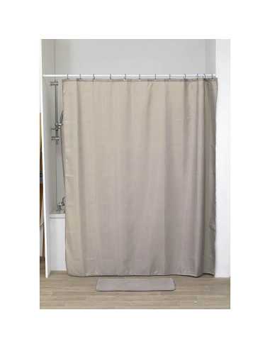 Rideau De Douche Polyester 180X200 Cm Motifs Diamants - Taupe