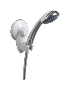 Support Douchette Abs/Pvc Sur Ventouse - Blanc