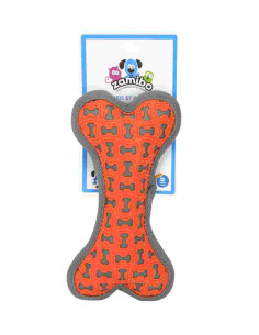 Os textile et TPR gris, orange 23x11 cm