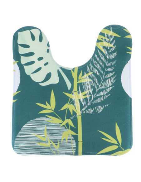 Tapis Contour Wc Microfibre Imprime 45X50 Cm - Sagano
