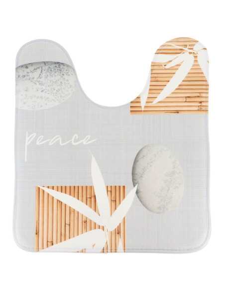 Tapis Contour Wc Microfibre Imprime 45X50 Cm - Spirituality