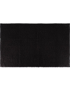 Tapis Microfibre Boules 50X80 Cm - Noir