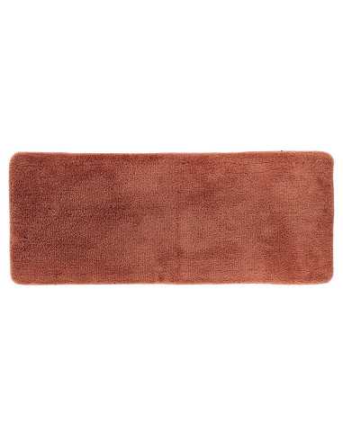 Tapis Microfibre Double Vasque 50X120 Cm Dessous Latex - Cuivre