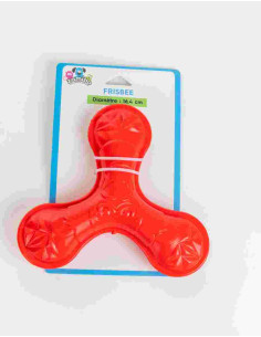 Jouet chien, TPR, frisbee 16,4 cm, rouge