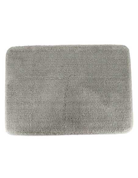 Tapis Microfibre Doux Dessous Latex 50X70 Cm - Gris Clair