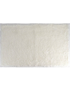 Tapis Microfibre Petite Chenille 50X80 Cm - Blanc