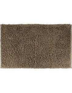 Tapis Microfibre Petite Chenille 50X80 Cm - Taupe
