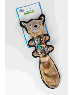 Jouet chien peluche, habit camouflage, 45x16 cm