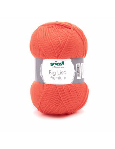 Pelote Big Lisa Prenium 250g orange