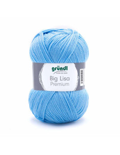 Pelote Big Lisa Prenium 250g  bleu ciel