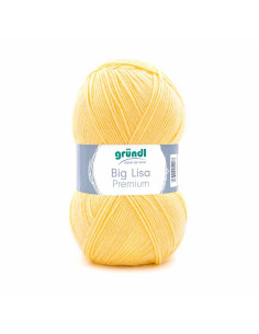 Pelote Big Lisa Prenium250g jaune