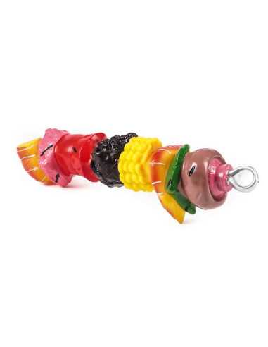 brochette caoutchouc, 26x7 cm, multicolore