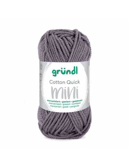 Pelote Cotton Quick Mini 15g gris foncé