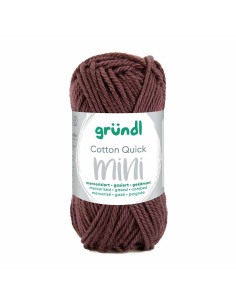 Pelote Cotton Quick Mini 15g marron