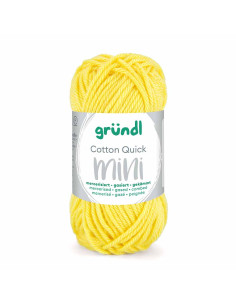 Pelote Cotton Quick Mini 15g jaune