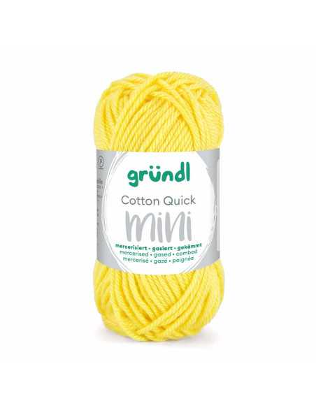 Pelote Cotton Quick Mini 15g jaune