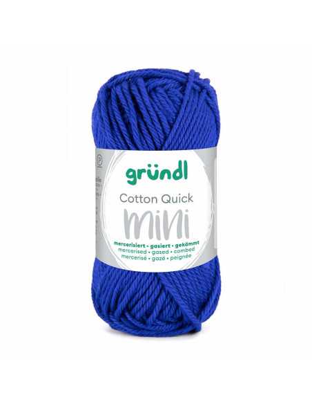 Pelote Cotton Quick Mini 15g bleu roi