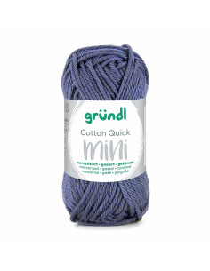 Pelote Cotton Quick Mini 15g gris/bleu