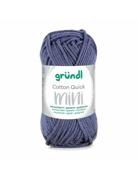 Pelote Cotton Quick Mini 15g gris/bleu