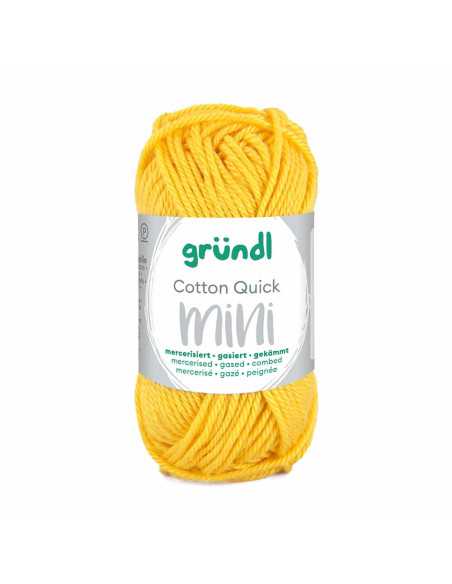 Pelote Cotton Quick Mini 15g jaune paille