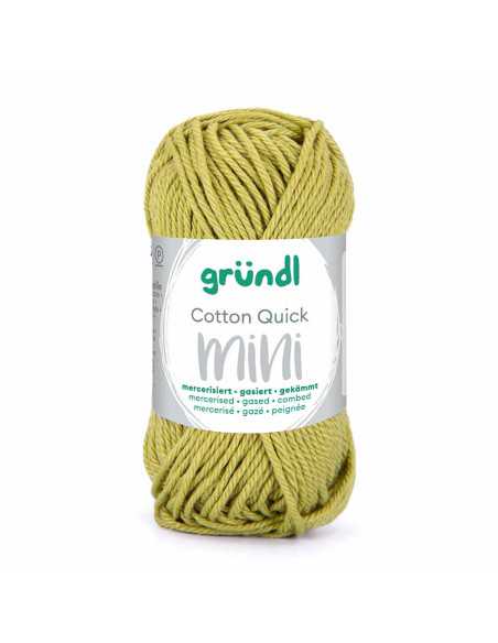 Pelote Cotton Quick Mini 15g vert olive
