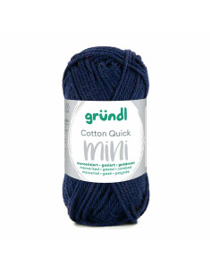Pelote Cotton Quick Mini 15g bleu marine