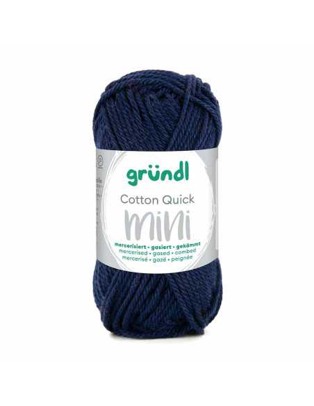 Pelote Cotton Quick Mini 15g bleu marine
