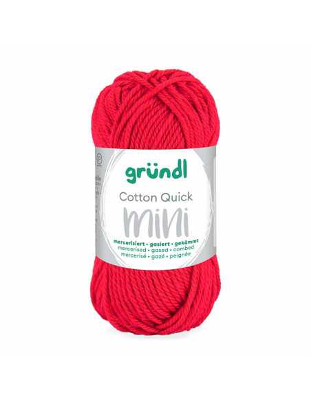 Pelote Cotton Quick Mini 15g rouge