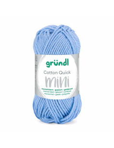 Pelote Cotton Quick Mini 15g bleu clair
